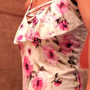 Eye Candy flowery tank top